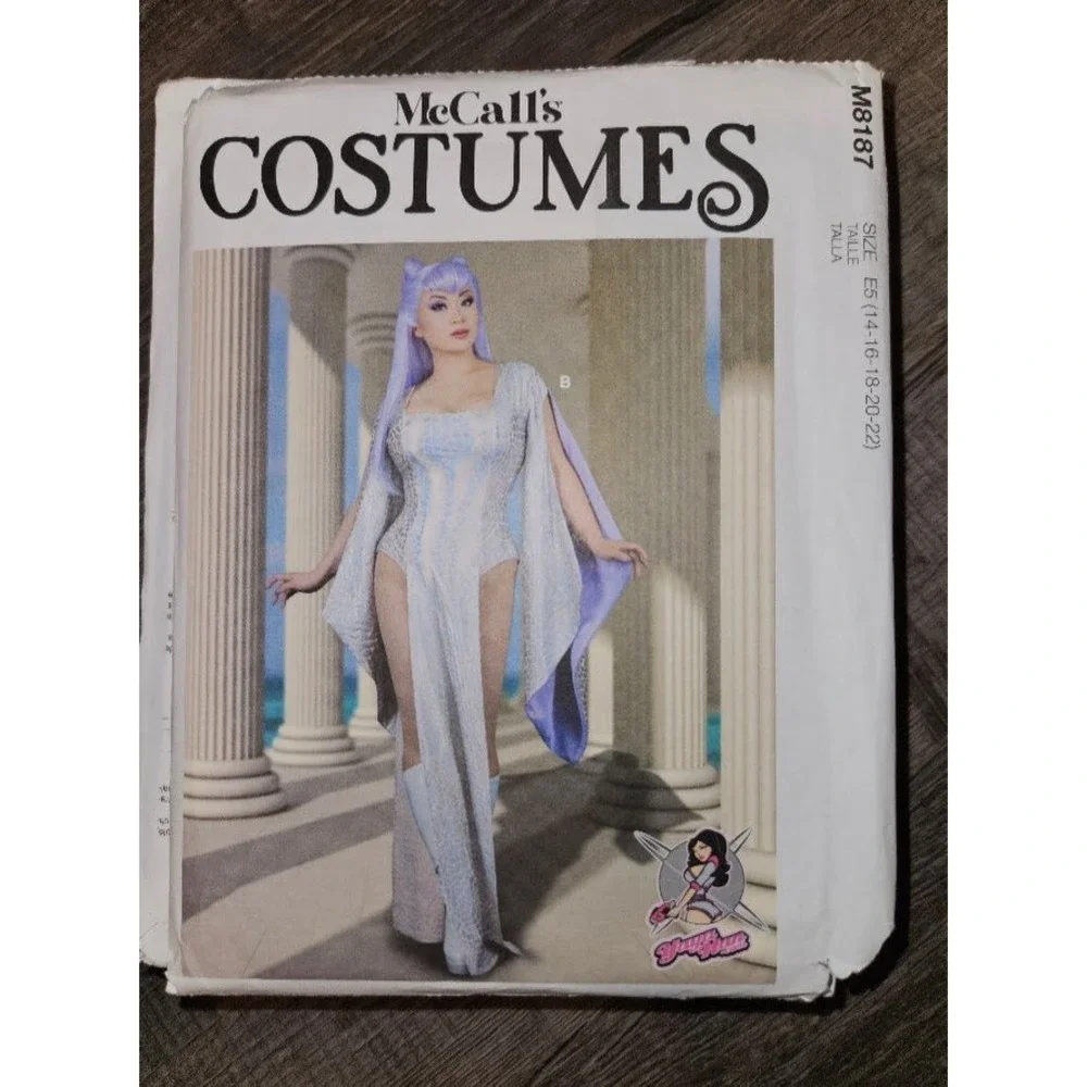 McCall's M8187 Misses Leotard Sewing Pattern Sizes 14-22 Uncut Dancewear Costume